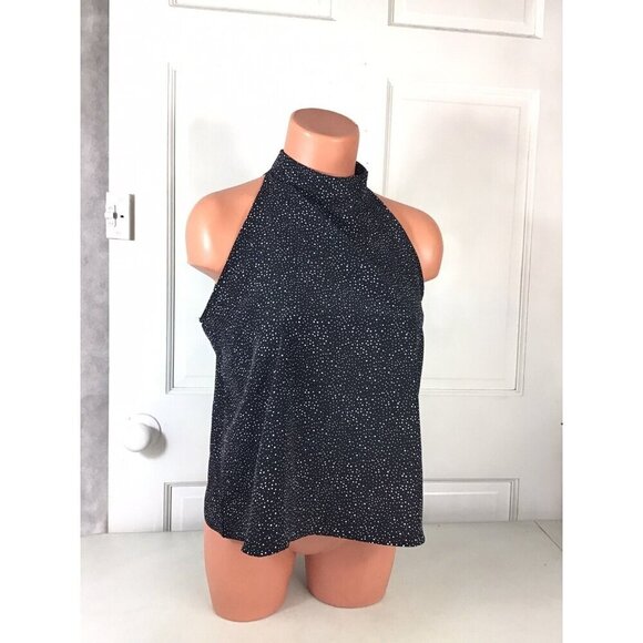 Paper Crane Sleeveless Blouse Top Womens Small - Picture 6 of 6